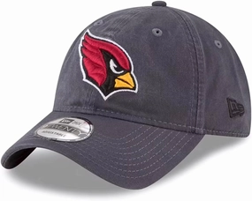 New Era NFL Core Classic 9TWENTY Graphite Adjustable Hat Cap - One Size