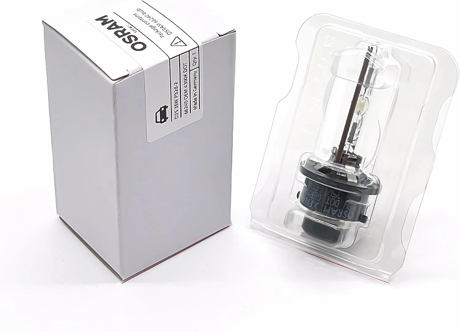 OEM D2S Original Xenarc Xenon HID Headlight Bulb 66240 85V 35W P32d-2 4300K | Pack of 1