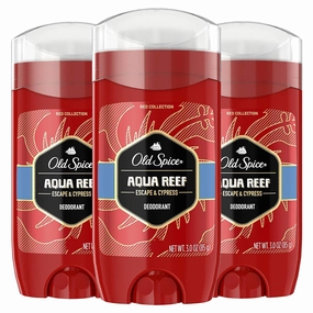 Old Spice Deodorant for Men Pure Sport Scent Red Zone Collection 3 Oz (Pack of 3) Packaging May Vary