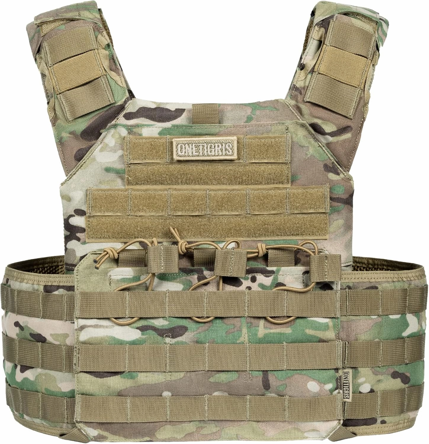 OneTigris DOOM Tactical Vest, Adjustable Airsoft Vest MOLLE Vest for Men