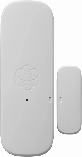 Ooma Door and Window Sensor, works with Ooma Smart Home Security. No contracts and free self-monitor plan. Optional professional monitoring, motion, keypad, water sensor, and garage door sensor