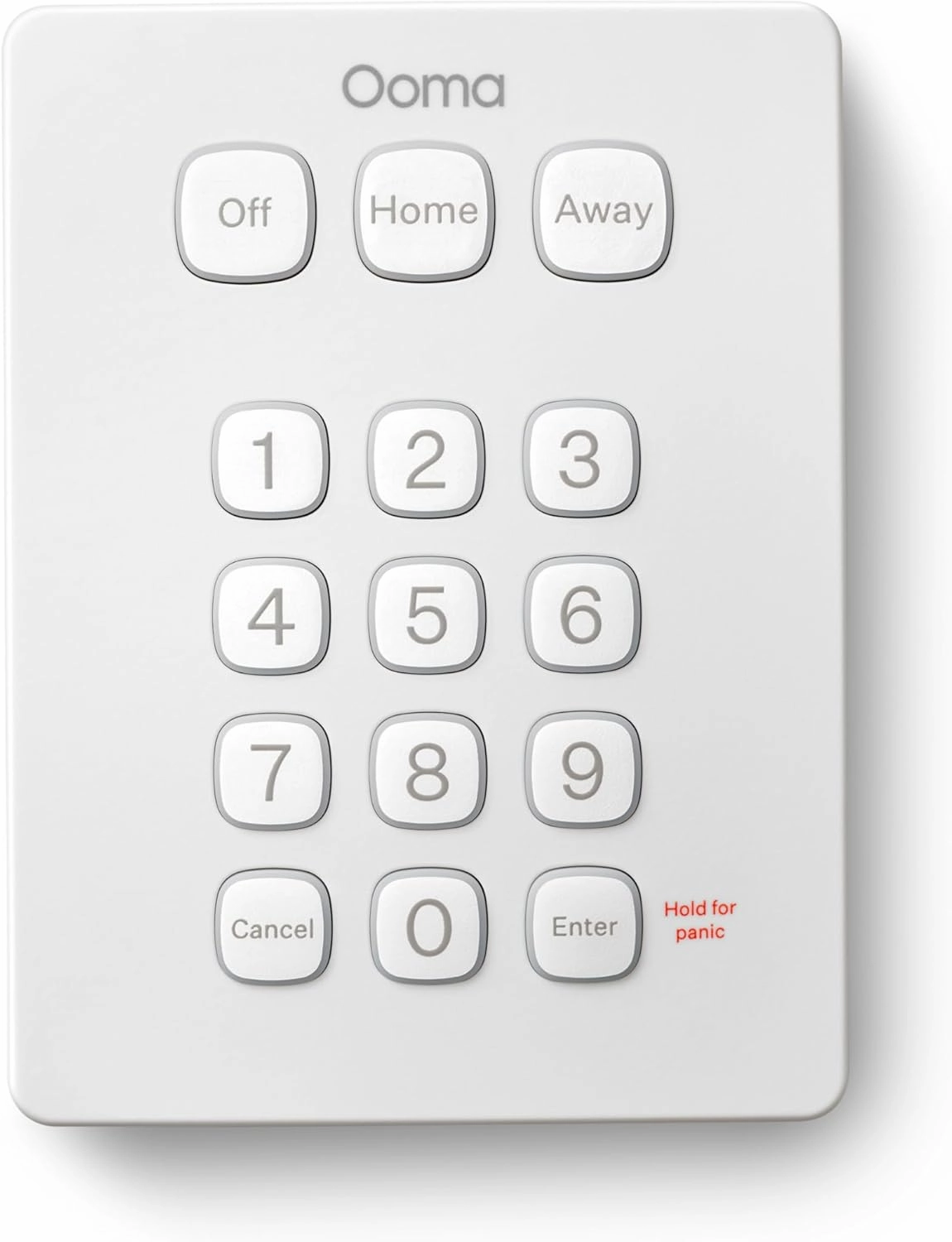 Ooma Keypad, Works with Ooma Smart Home Security. No Contracts and Free self-Monitor Plan. Optional Professional Monitoring, Motion Sensor, Water Sensor, Smoke and Garage Door Sensor.