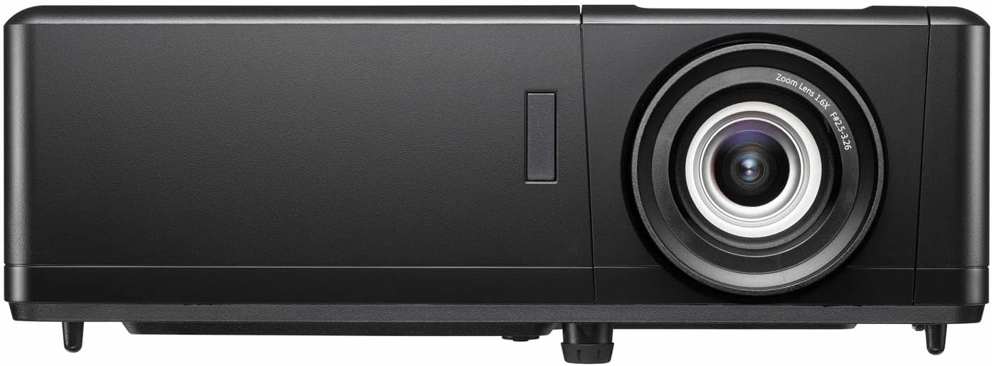 Optoma UHZ50e True 4K UHD Projector with Enhanced Gaming Mode 4ms Input Lag - HDR and HLG Input, 2500 Lumens Brightness, Built-in Speaker, Compatible with Alexa and Google