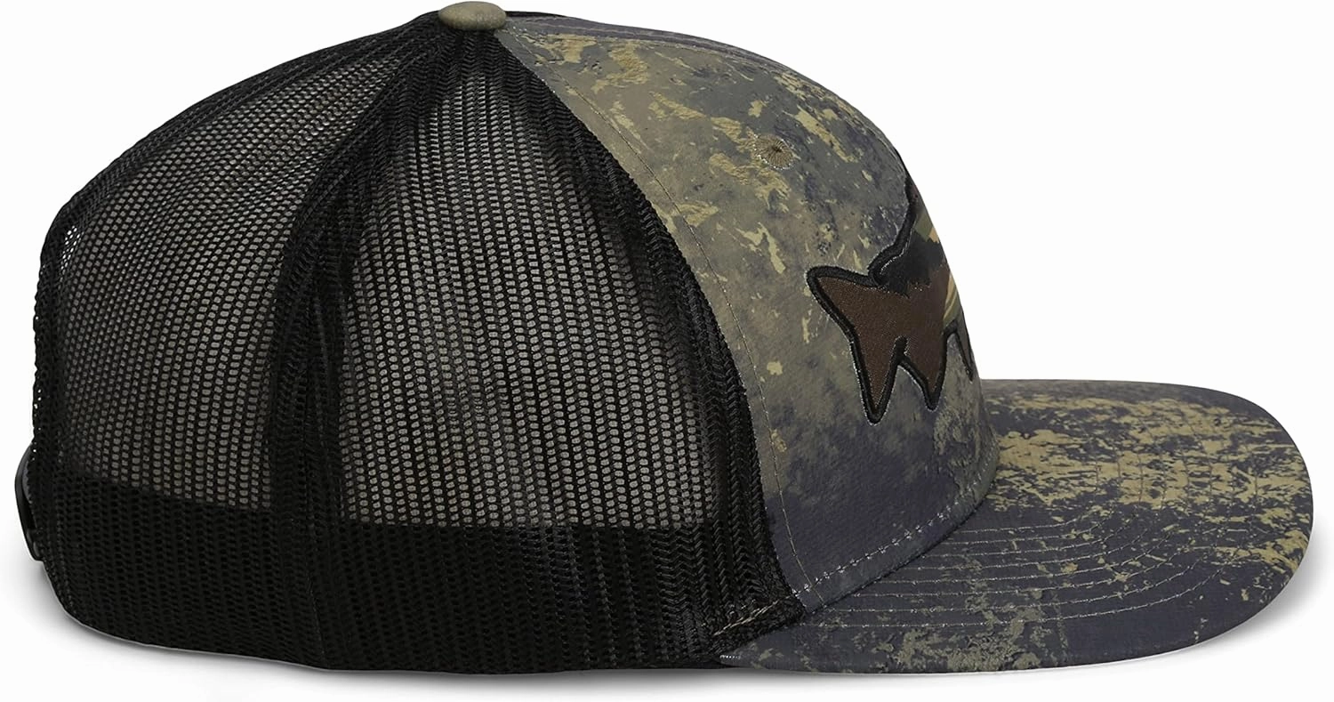 Paramount Outdoors Sunset Trout Fishing Hat Mountain Fish Silhouette Performance Outdoor Hat with Comfort Snapback