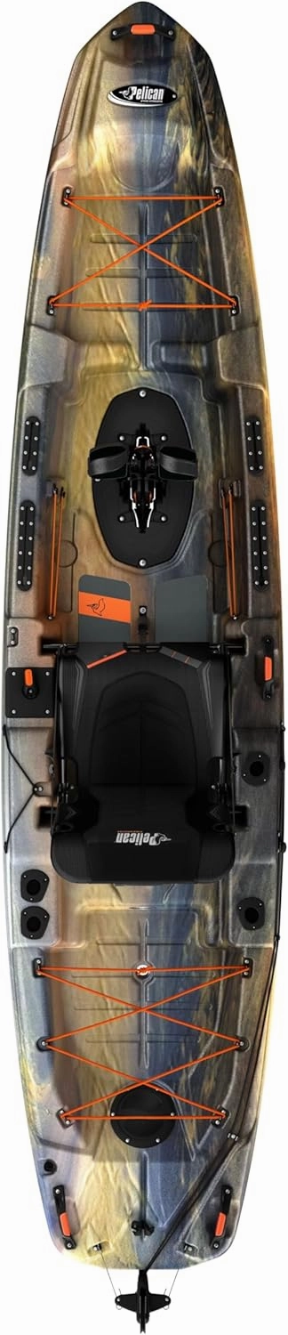 Pelican Catch HDII Premium Angler - Sit-On-Top Fishing Kayak - HyDryve Pedal System & Comfortable Ergocast seat