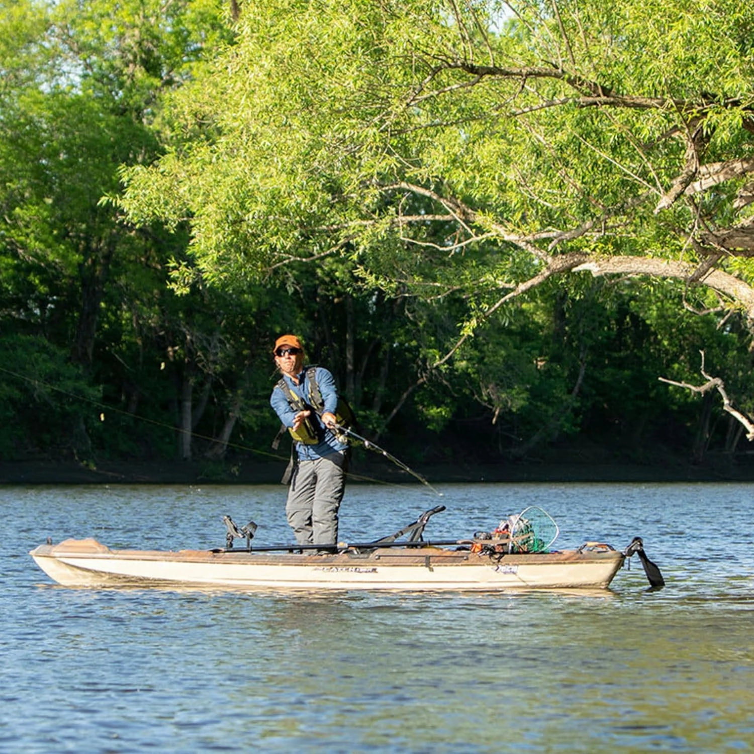 Pelican Catch HDII Premium Angler - Sit-On-Top Fishing Kayak - HyDryve Pedal System & Comfortable Ergocast seat