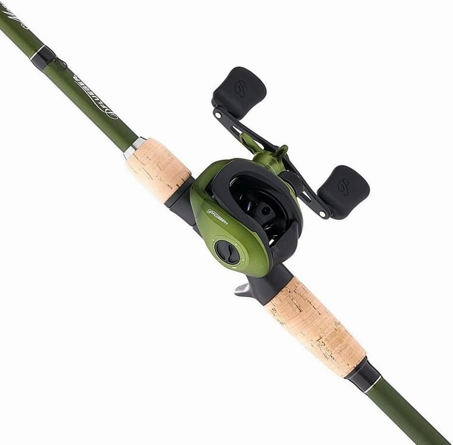 Pflueger Monarch Low Profile Baitcast Reel and Fishing Rod Combo