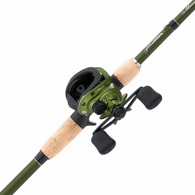Pflueger Monarch Low Profile Baitcast Reel and Fishing Rod Combo