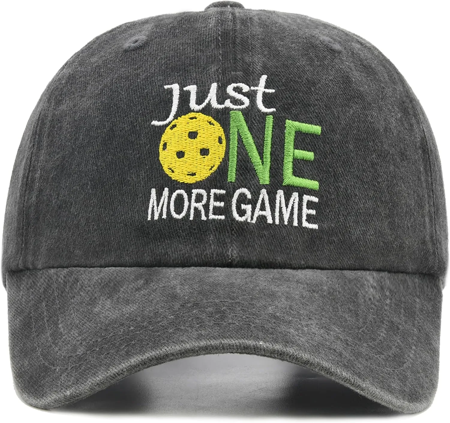 Pickleball Hat with Gift Box - Pickleball Gifts for Men Women - Washed Adjustable Embroidered Baseball Cap