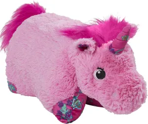 Pillow Pets Colorful Pink Unicorn - 18" Stuffed Animal Plush Toy
