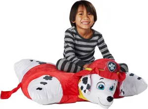Pillow Pets Jumboz Nickelodeon Paw Patrol, Marshall, 30" Jumbo Folding Plush Pillow, 1 Count (Pack of 1), Led Anti-stress-581