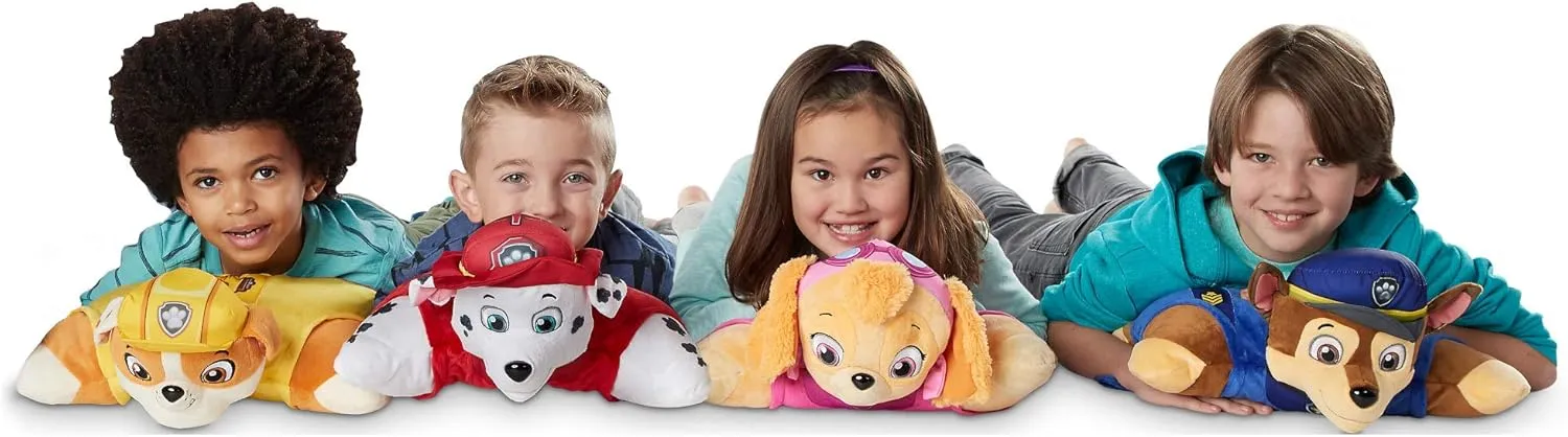 Pillow Pets Paw Patrol Skye Stuffed Animal-16” Nickelodeon Plush Toy, 1 Count (Pack of 1)