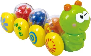 Play My Wiggly Caterpillar Baby Pull-Along Toy, Green/Blue/Red/Yellow Pretend Play Perfect for 18 Months and Up