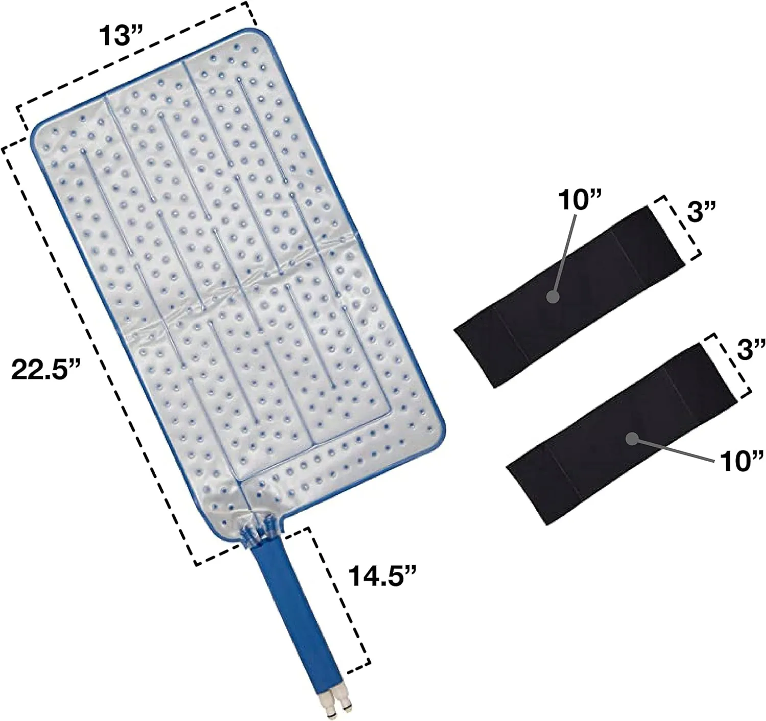 Polar Active Ice® Knee Full Circumference Therapy pad 12.5” x 22.5” with Detached Belts. Use only with The Polar Active Ice #AIS Therapy System.