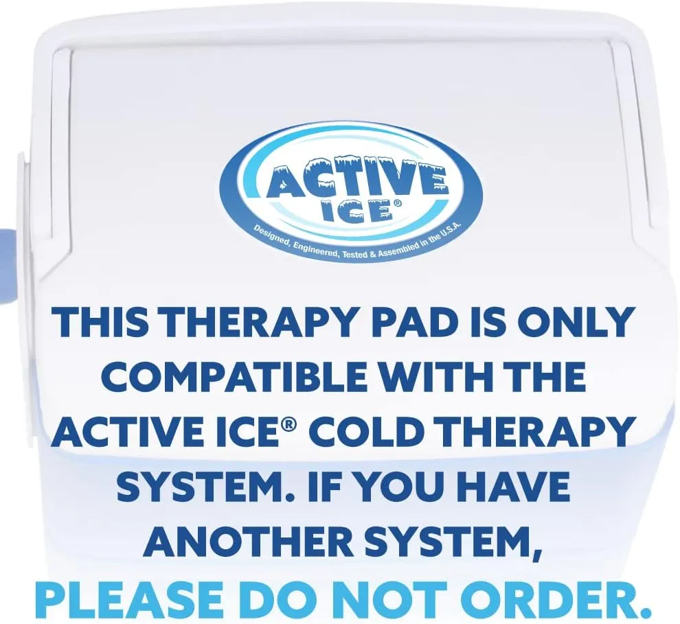 Polar Active Ice® Knee Full Circumference Therapy pad 12.5” x 22.5” with Detached Belts. Use only with The Polar Active Ice #AIS Therapy System.
