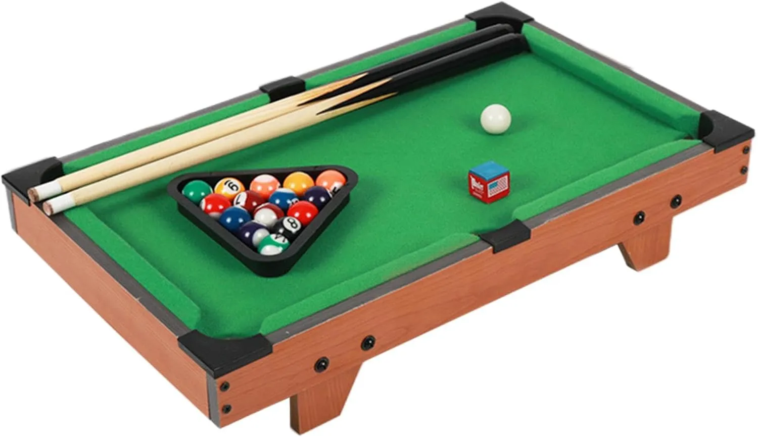 Pool Table Set for Kids Mini Tabletop Billiards for Family Adults Boys Girls