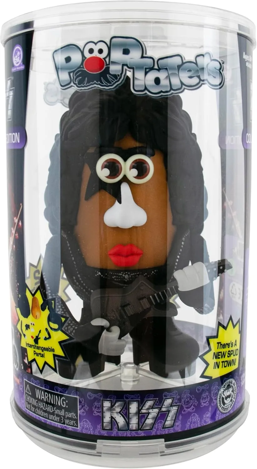 Poptaters KISS - Paul Stanley - Star Child 4" Collectible Figure- Iconic Rock Band. Includes 12 Interchangeable Pieces & Surprise Part - Toys for Kids & Adults - Ages 8 