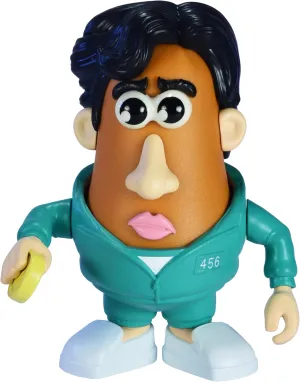 Poptaters Squid Game Netflix Includes either 11 (Young Hee/Robot Girl) or 13 (Player 456) removable, interchangeable facial and body parts including 1 Potato Head pc! Each figure sold separately