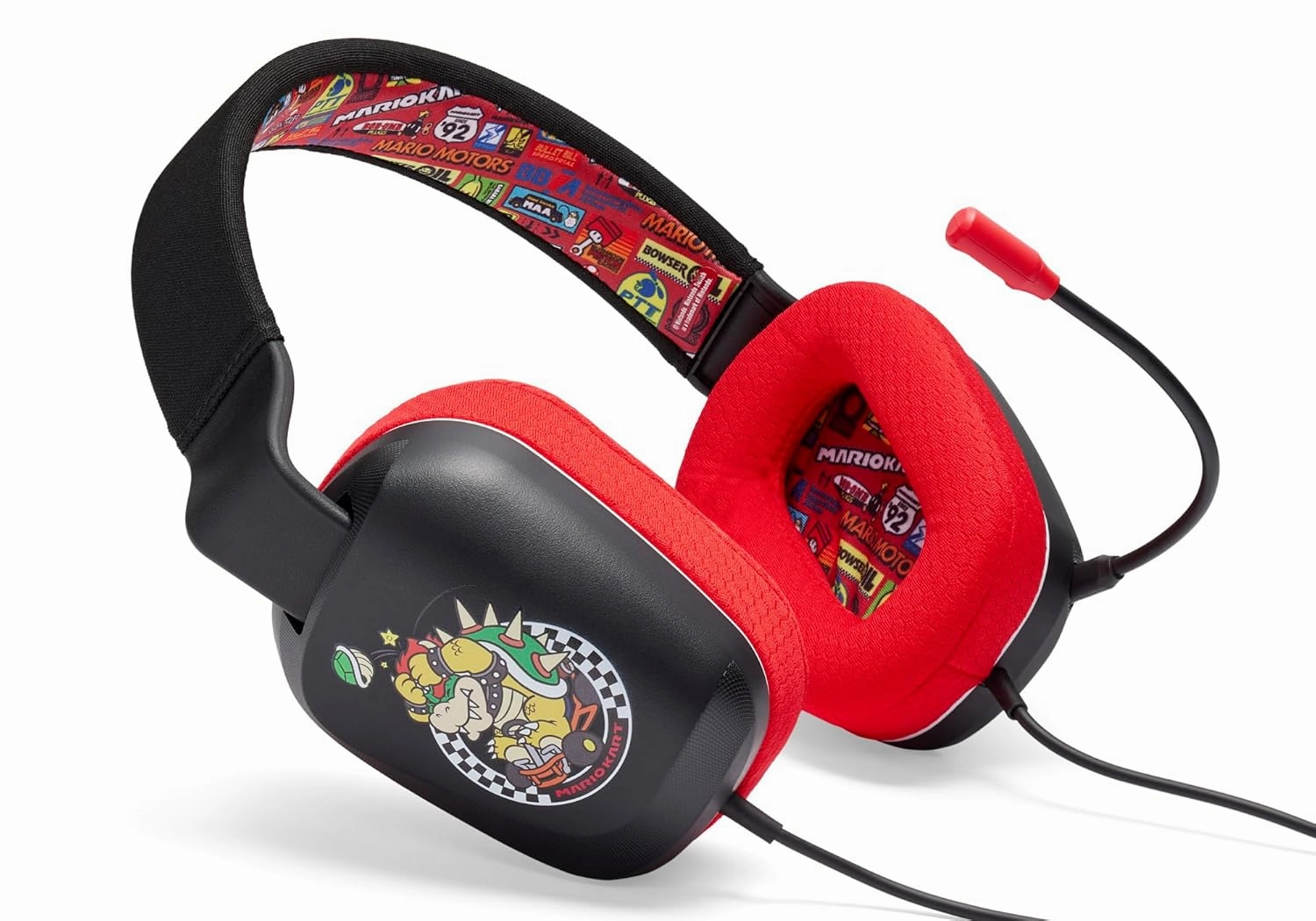 PowerA Wired Stereo Headset for Nintendo Switch - Mario Kart Rivals, 3.5 mm, Wired, Stereo, Officially Licensed
