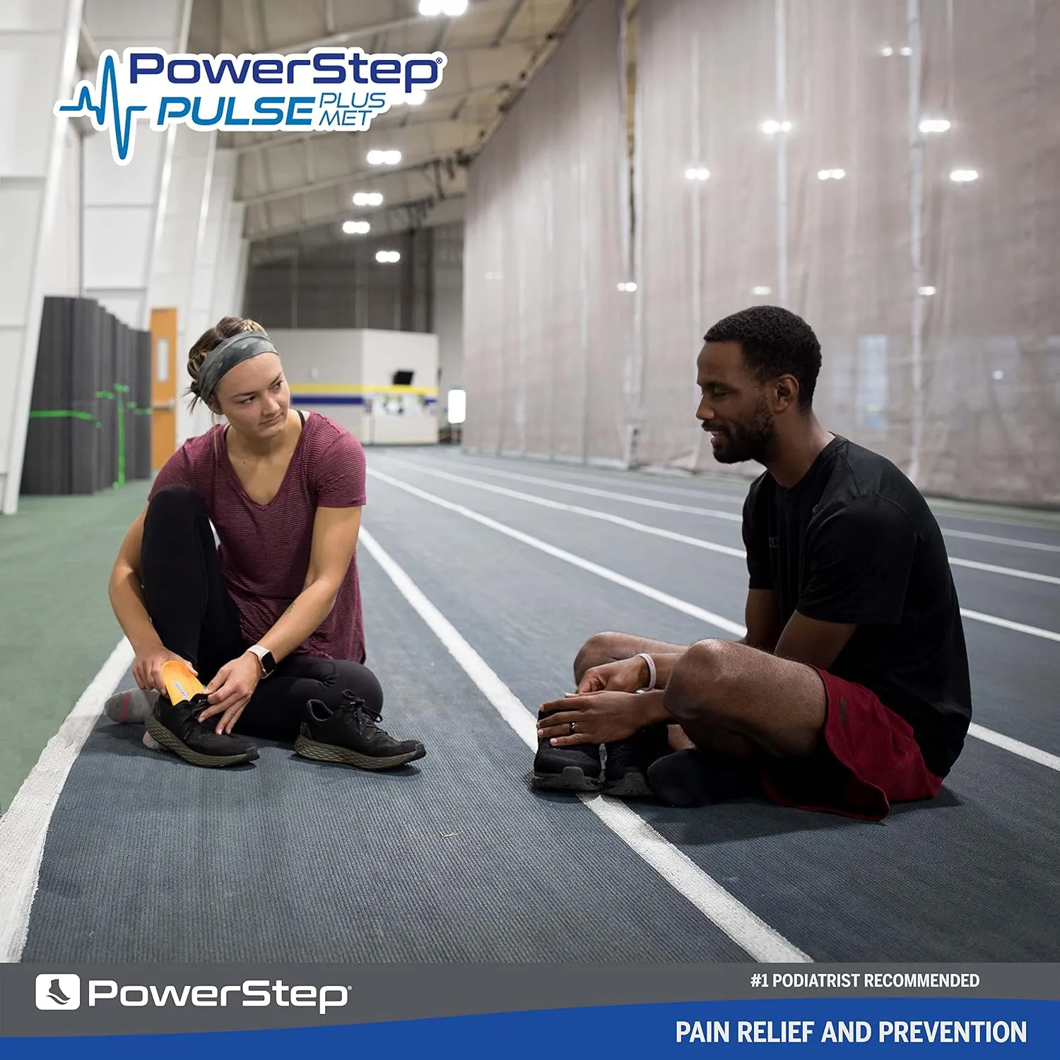 PowerStep Pulse Plus Ball of Foot Pain Relief Shoe Insoles - Running Shoe Orthotics for Metatarsal Foot Pain, and Morton's Neuroma Relief - Made in The USA (M 9-9.5, F 11-11.5)
