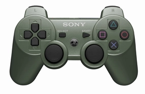 PS3 DualShock 3 Wireless Controller - Jungle Green (Renewed)