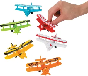 Pull Back Planes - Toys - 12 Pieces