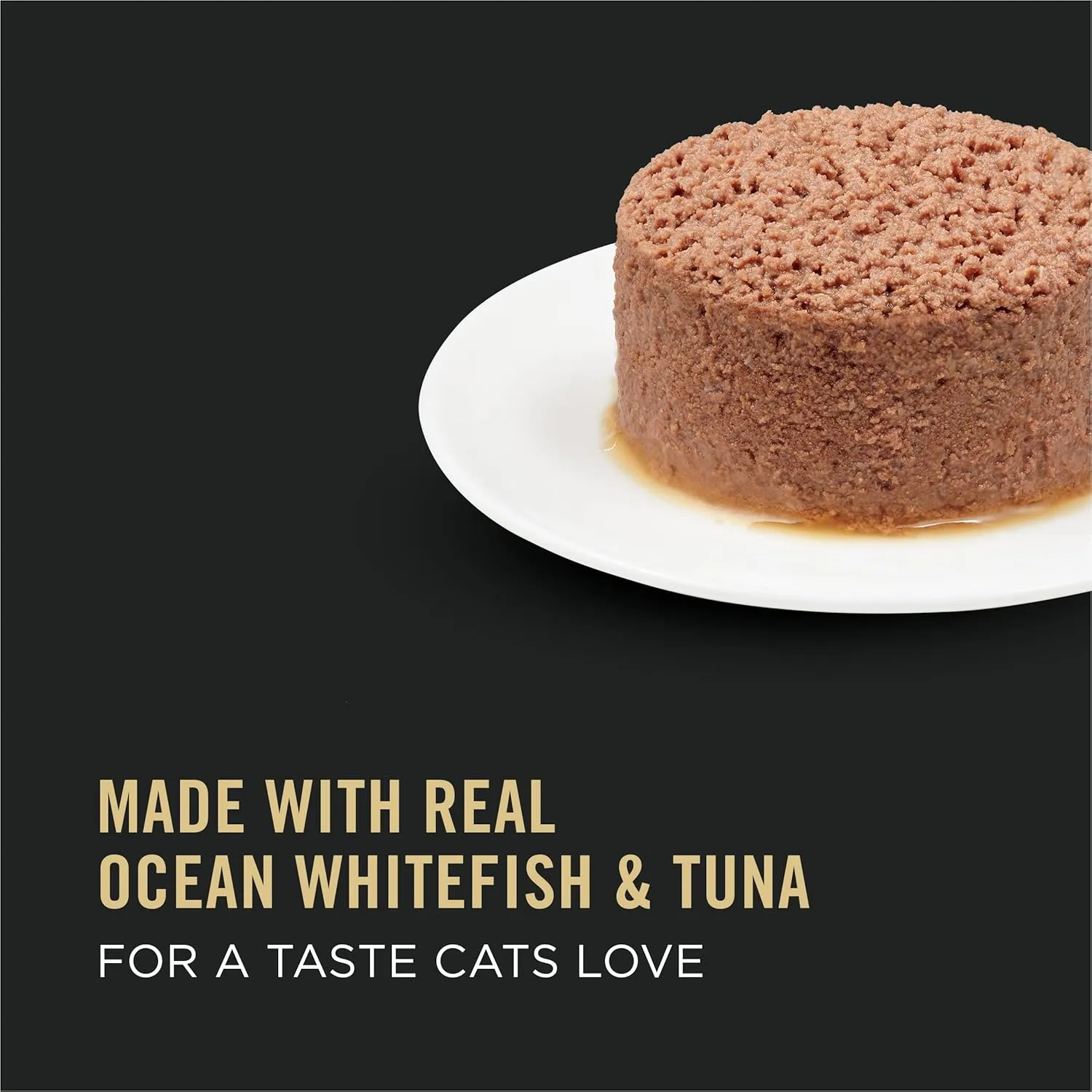 Purina Pro Plan Grain Free, High Protein Pate Wet Cat Food, Complete Essentials Ocean Whitefish & Tuna Entree - (Pack of 24) 3 oz. Cans