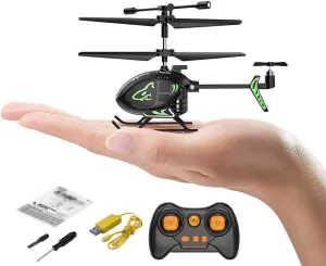 Remote Control Helicopter, One Key Take Off/Landing, Altitude Hold RC Helicopter with Gyro, 2.4GHz Aircraft Indoor Flying Toy Gifts for Boys Girls Beginners
