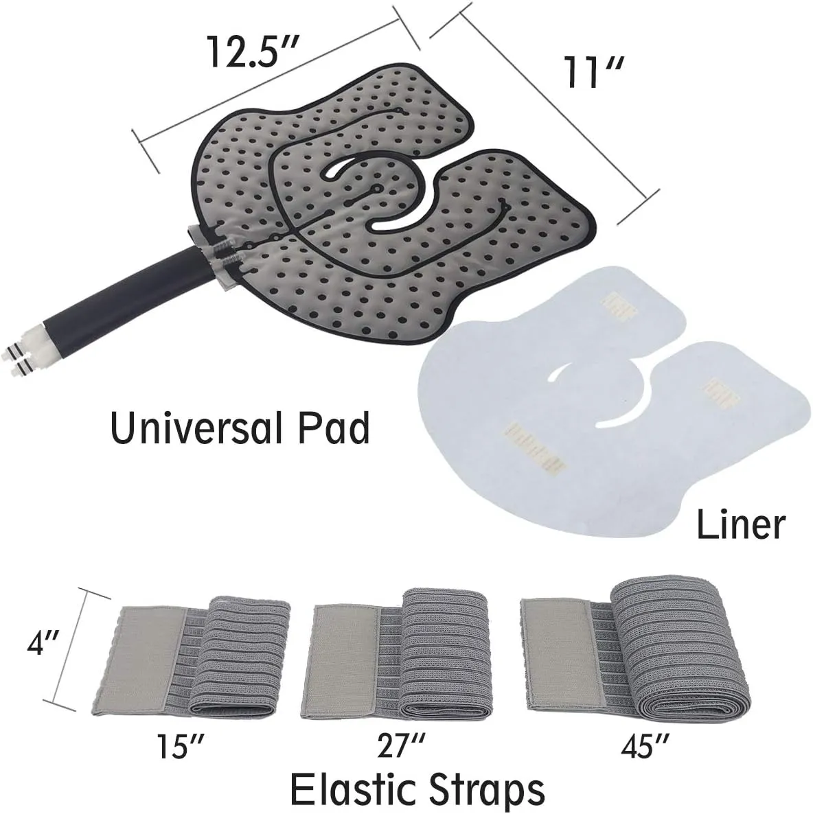 Replacement Pad for Cold Therapy System, Attachment for Ice Therapy Machine, Suitable for Knee, Shoulder, Lumbar, Ankle, Cervical, Back, Leg and Hip