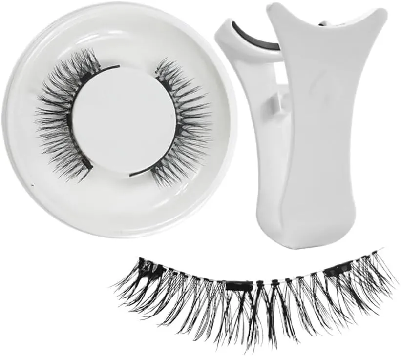 Reusable Magnetic Eyelashes Set Soft Magnetic Eyelashes Natural-Looking All-Day Wear Easy to Apply & No Adhesive Needed Perfect for Everyday Use & Special Occasions(MG2)