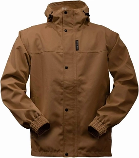 Rivers West Men's 40/40 Waterproof Lightweight Ultra Packable Rain Jacket with Fixed Adjustable Hood