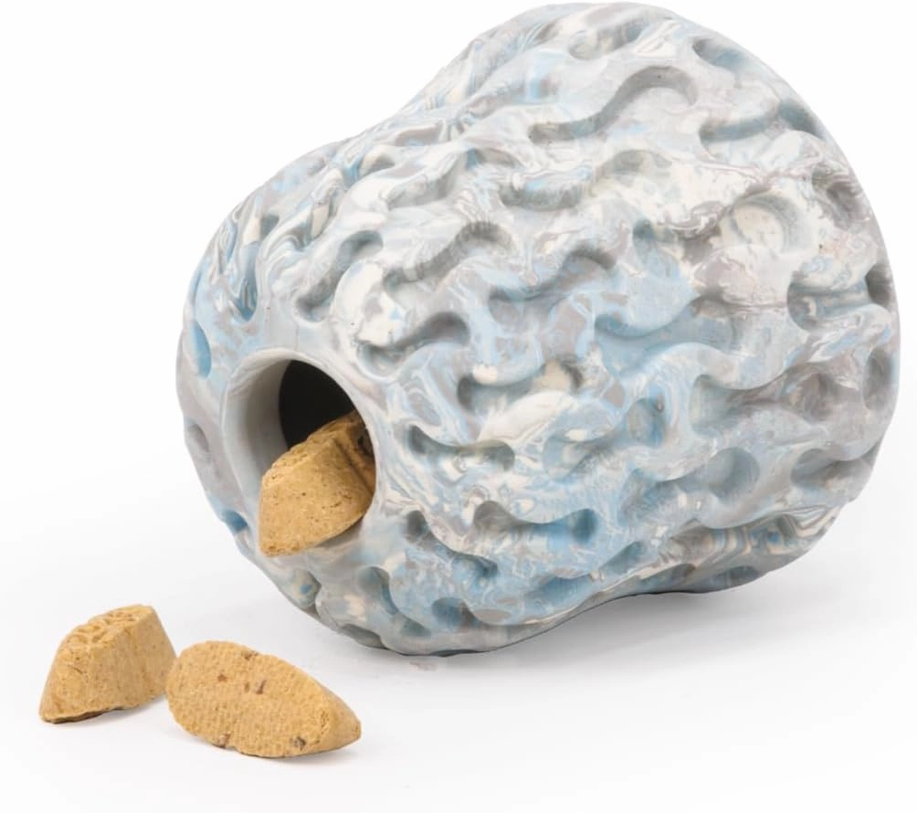 Ruffwear, Morel Toy, Interactive Enrichment Toy for Dogs, Gray Sky