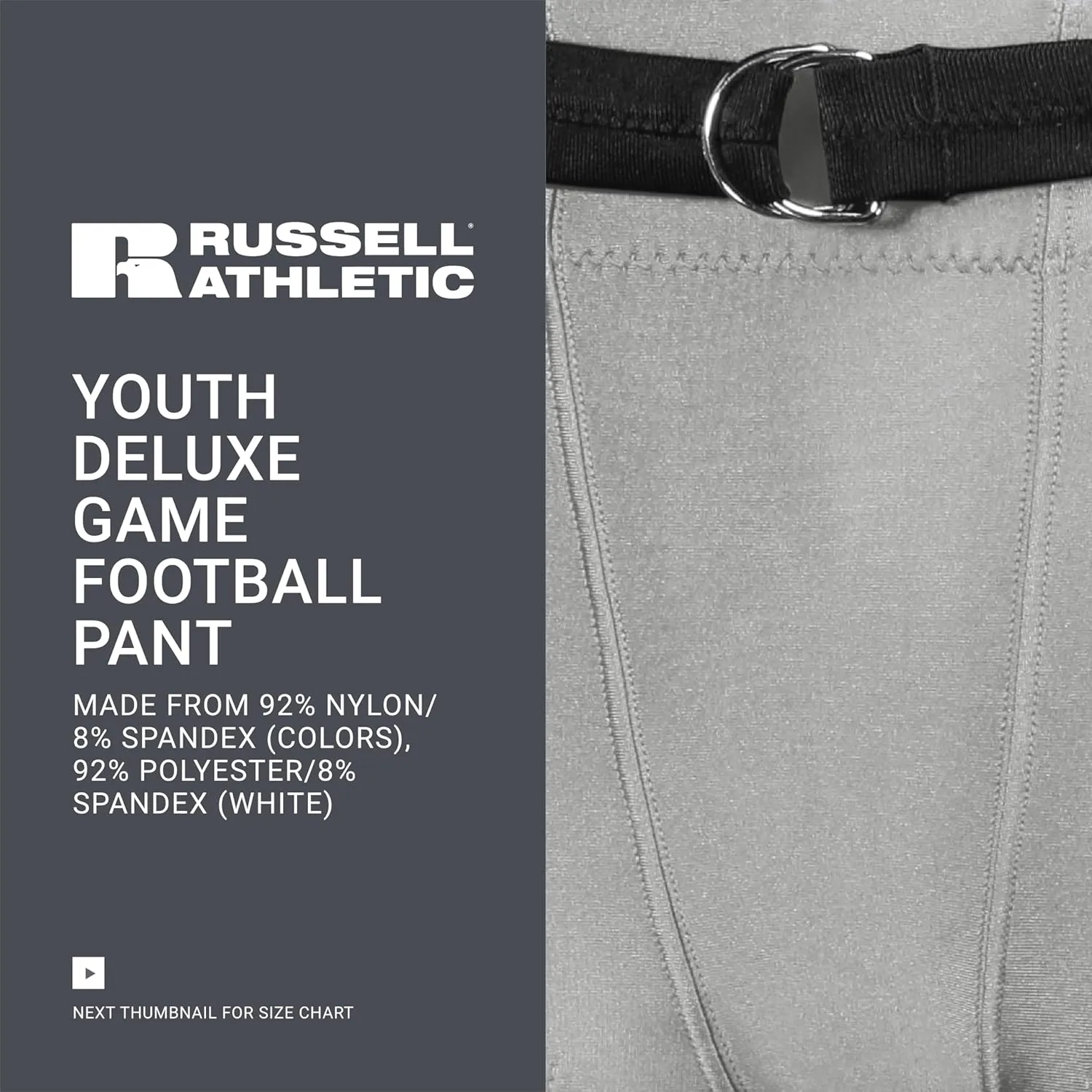 Russell Athletic Boys Youth Deluxe Game Football Pant