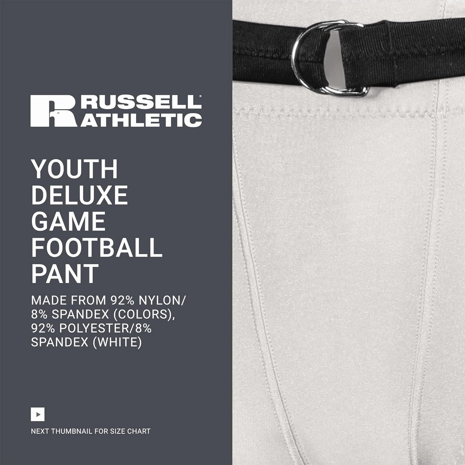 Russell Athletic Boys Youth Deluxe Game Football Pant