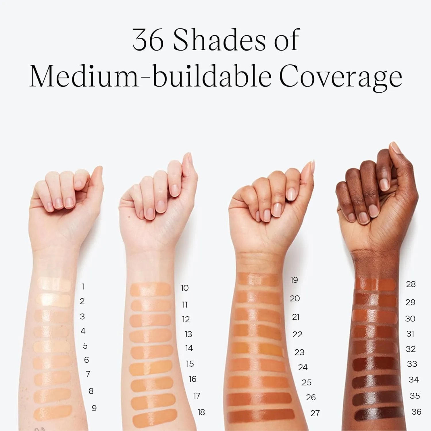 Saie Glowy Super Skin Tint Liquid Foundation - Hydrating Serum Foundation with Lightweight, Medium Coverage - Formulated with Hyaluronic Acid to Hydrate, Brighten and Plump - Shade 16 (1.01 oz)