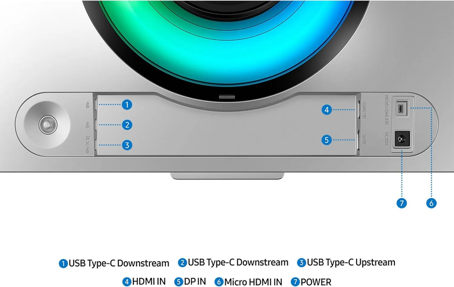 Samsung 49-Inch Odyssey G9 (G95SD) Series QD-OLED G-Sync Compatible Curved Gaming Monitor, 240Hz, 0.03ms, Dual QHD, Glare Free, FreeSync Premium Pro, Ergonomic Stand,LS49DG956SNXGO,2024, 3 Yr Warranty