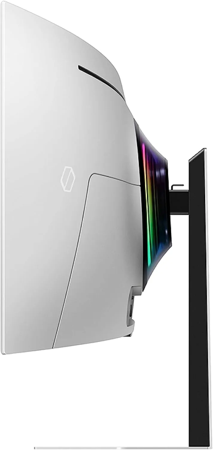 Samsung 49" Odyssey OLED G9 (G95SC) Series Curved Smart Gaming Monitor w QD-OLED, 240Hz, 0.03ms, AMD Freestyle Premium Pro, G-Sync Compatible, Dual QHD, Neo Quantum Processor Pro, LS49CG954SNXZA, 2023