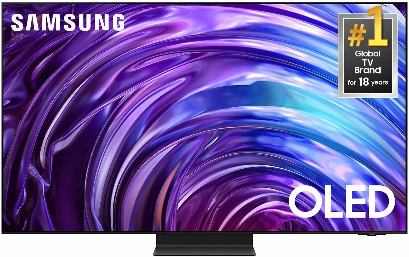 SAMSUNG 65-Inch Class OLED 4K S95D Series HDR Pro Smart TV w/Dolby Atmos, Object Tracking Sound , Motion Xcelerator, Real Depth Enhancer, 4K AI Upscaling, Alexa Built-in (QN65S95D, 2024 Model)