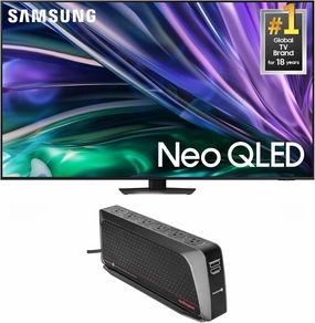 SAMSUNG QN75QN85DBFXZA 75 Inch Neo QLED 4K Smart TV with Dolby Atmos and an AudioQuest PowerQuest2 Power Filter/Surge Protector 6 Outlet (2024)