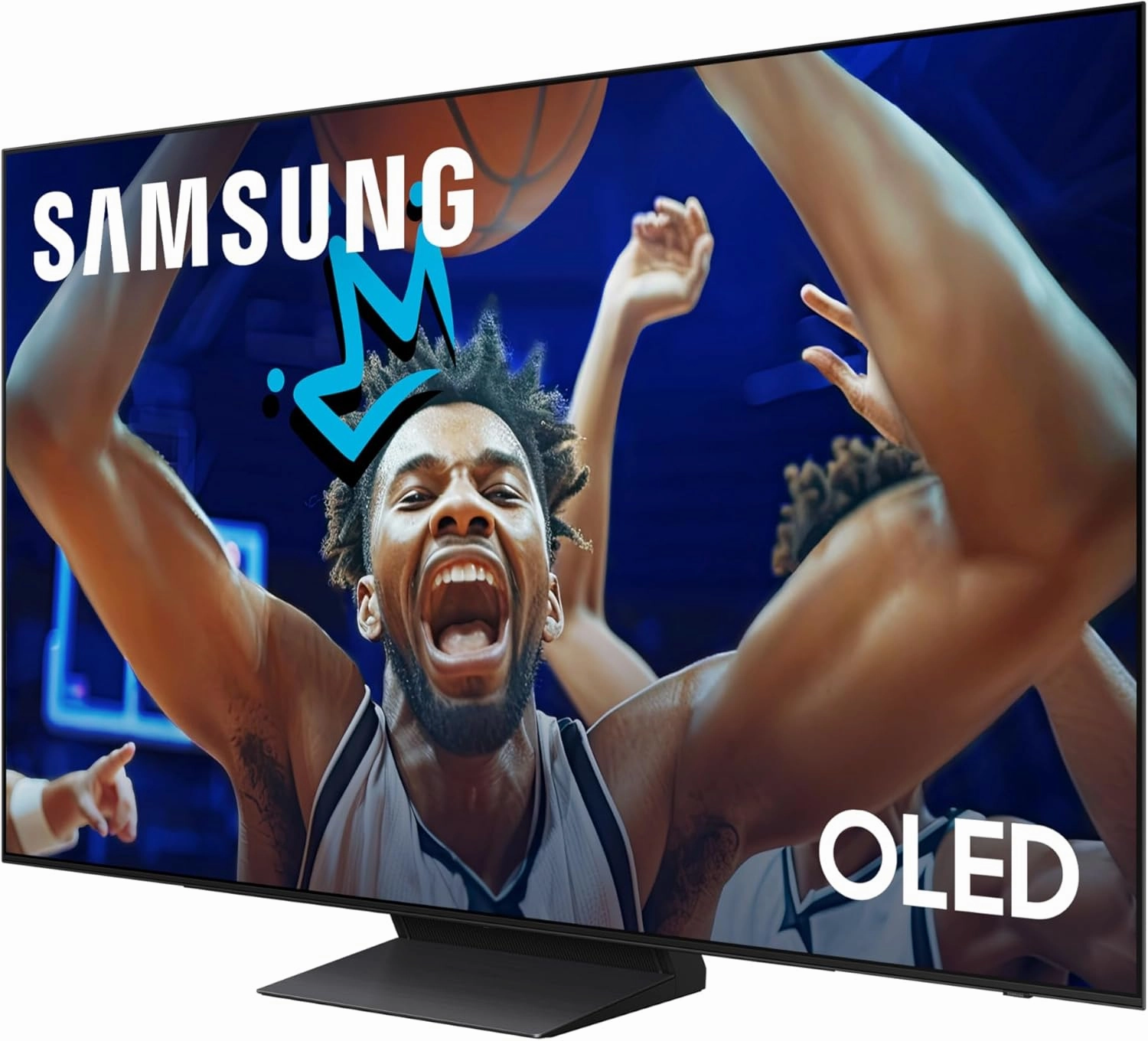 SAMSUNG QN77S90DAFXZA 77 Inch 4K OLED Smart TV with Dolby Atmos and an AudioQuest Carbon 48 2.25M (7.3FT) 48 Gbps 8K-10K HDMI Digital Cable (2024)