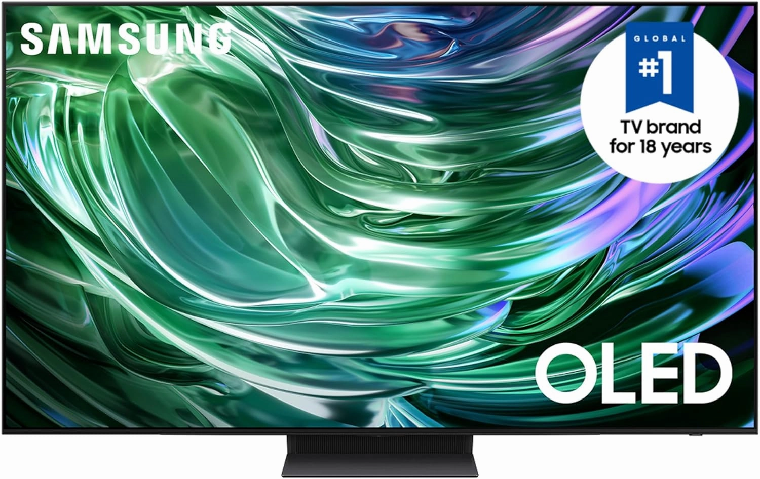 SAMSUNG QN77S90DAFXZA 77 Inch 4K OLED Smart TV with Dolby Atmos and an AudioQuest Carbon 48 2.25M (7.3FT) 48 Gbps 8K-10K HDMI Digital Cable (2024)