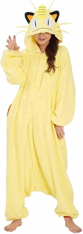 SAZAC Kigurumi - Pokemon - Meowth - Onesie Jumpsuit Halloween Costume