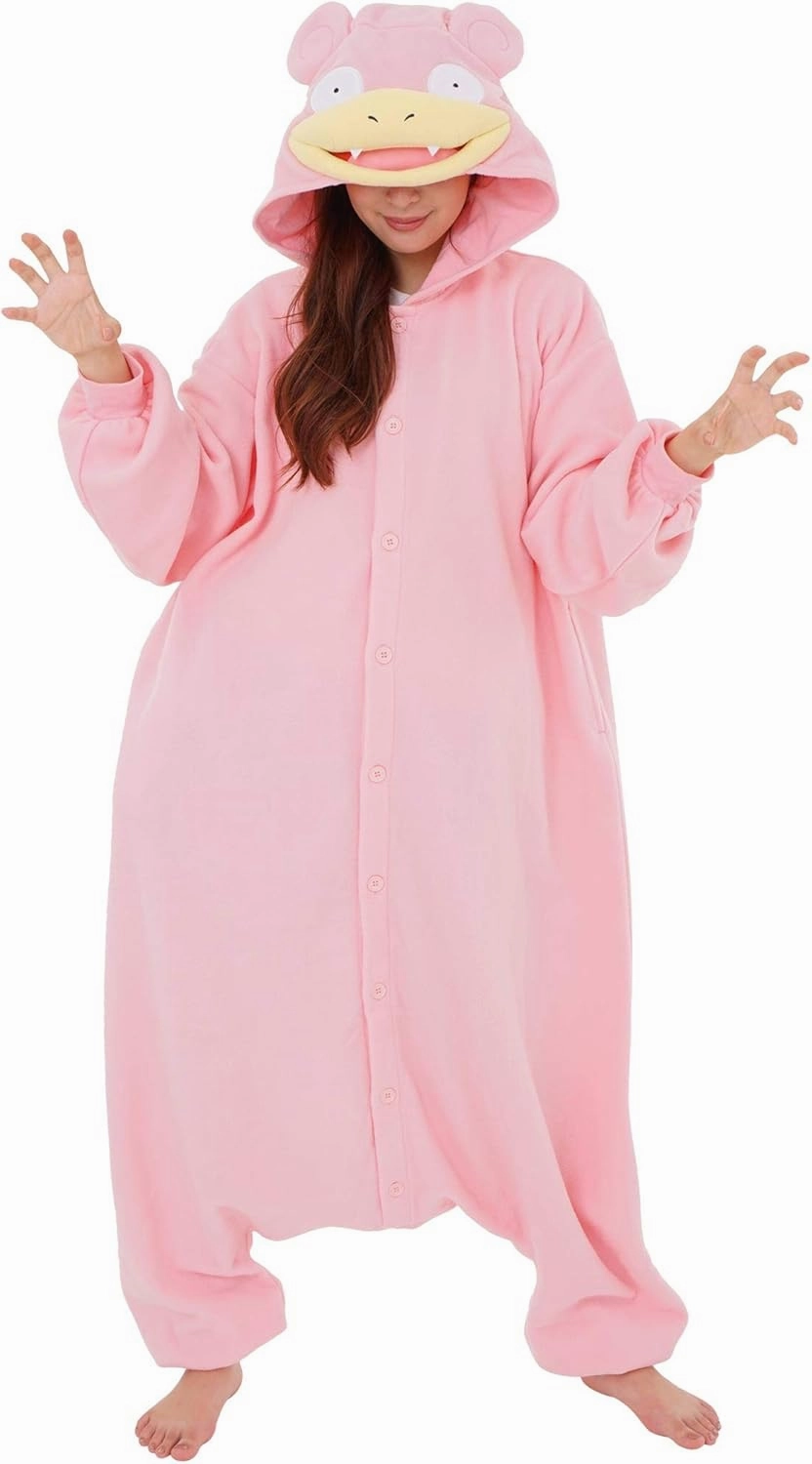 SAZAC Kigurumi - Pokemon - Slowpoke - Onesie Jumpsuit Halloween Costume