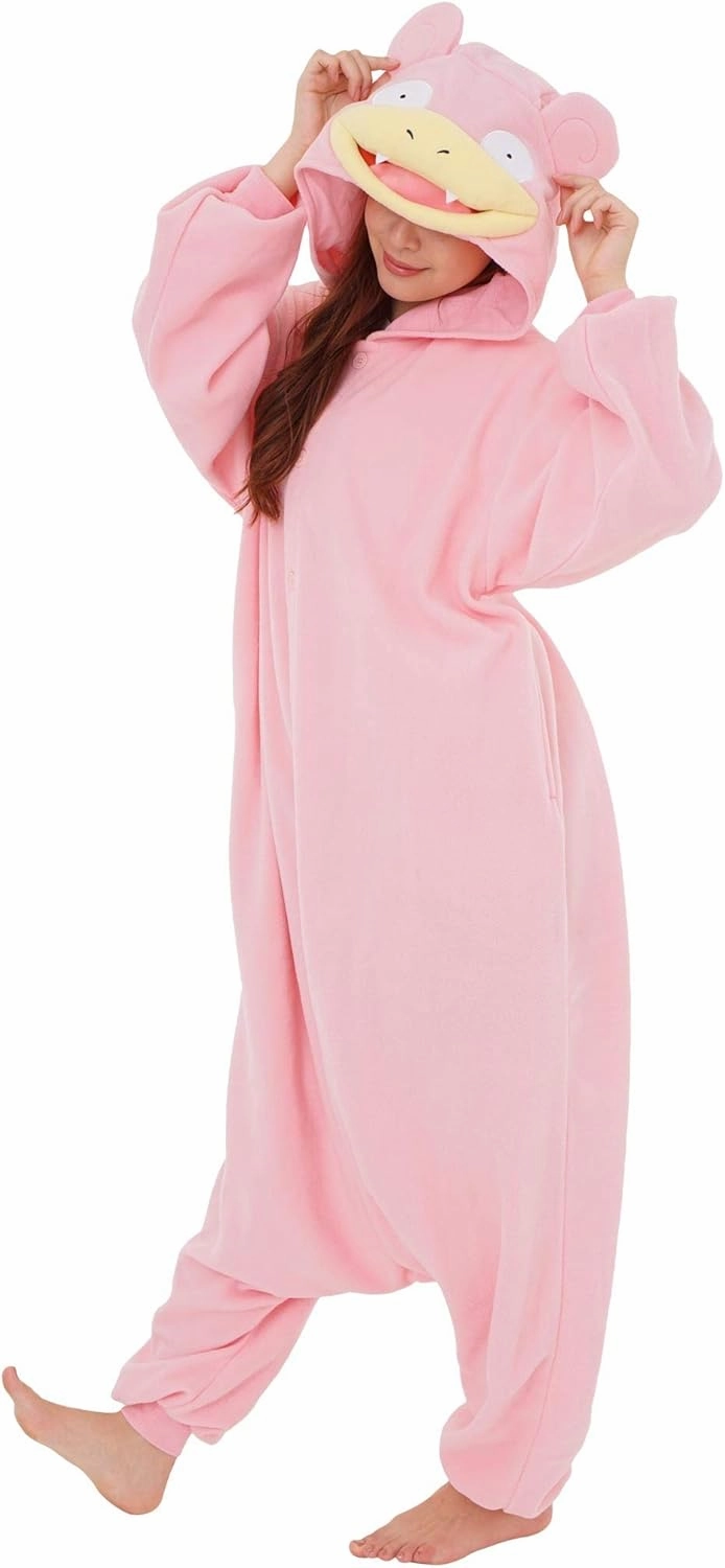 SAZAC Kigurumi - Pokemon - Slowpoke - Onesie Jumpsuit Halloween Costume