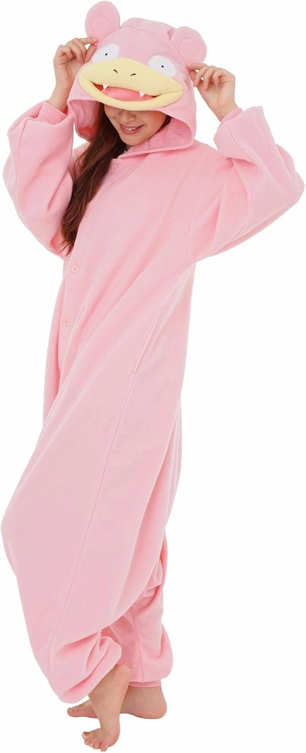 SAZAC Kigurumi - Pokemon - Slowpoke - Onesie Jumpsuit Halloween Costume