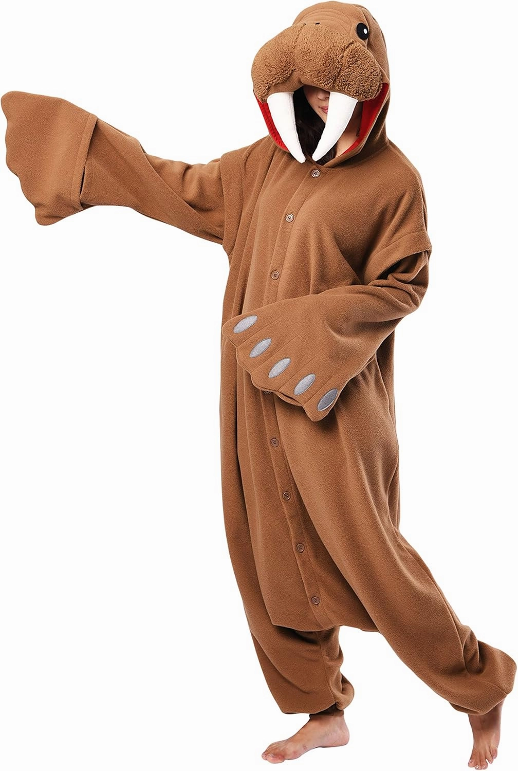 SAZAC Walrus Kigurumi - Onesie Jumpsuit Halloween Costume