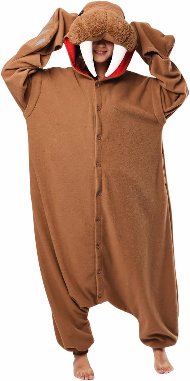 SAZAC Walrus Kigurumi - Onesie Jumpsuit Halloween Costume