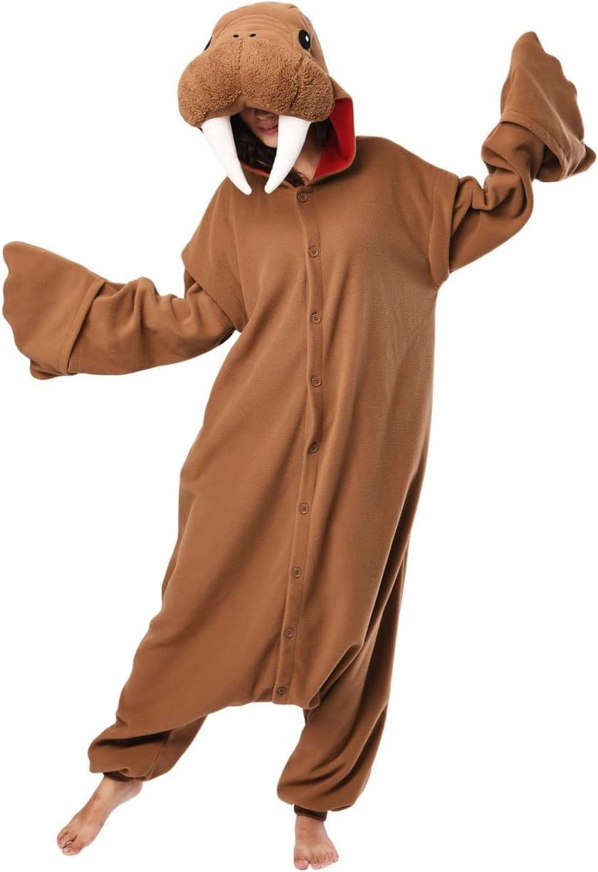 SAZAC Walrus Kigurumi - Onesie Jumpsuit Halloween Costume