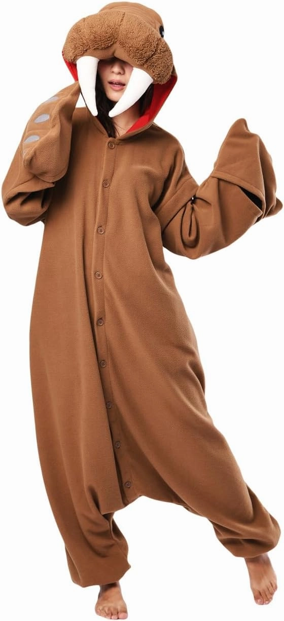 SAZAC Walrus Kigurumi - Onesie Jumpsuit Halloween Costume