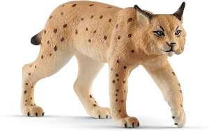 Schleich Wild Life, Realistic North American Forest Animal Toys for Kids, Lynx Toy Figurine, Ages 3 